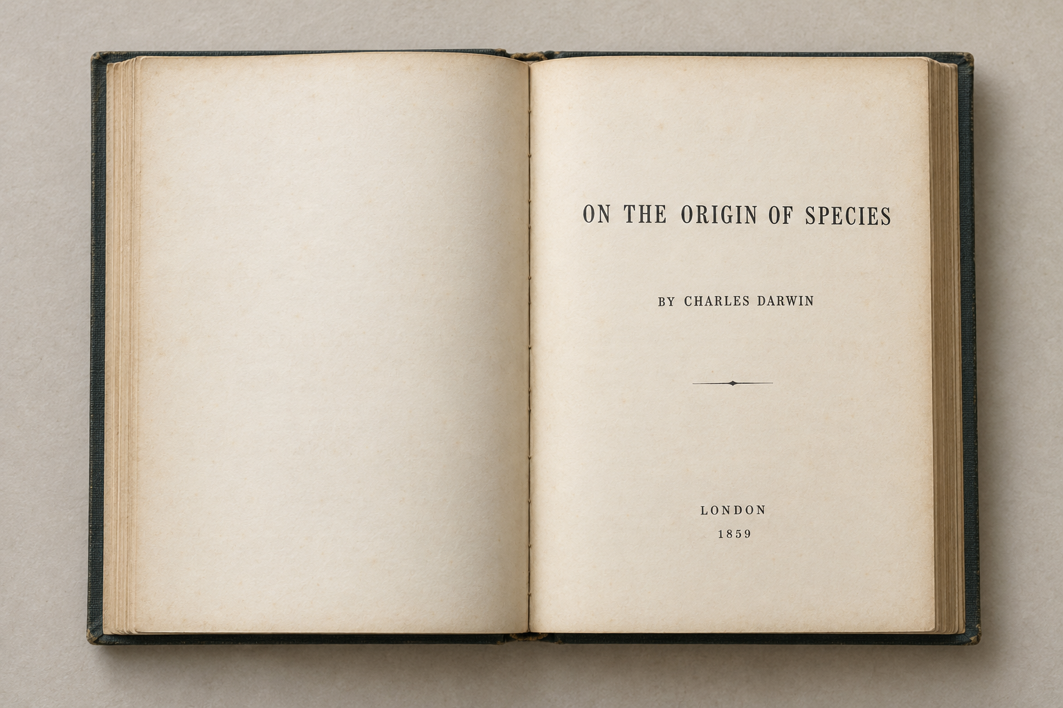 1859: Darwin relaciona la diversidad de la vida con la descendencia y la selección natural